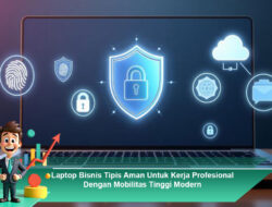 Laptop Bisnis Tipis Aman Untuk Kerja Profesional Dengan Mobilitas Tinggi Modern