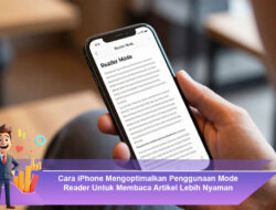 Cara iPhone Mengoptimalkan Penggunaan Mode Reader Untuk Membaca Artikel Lebih Nyaman